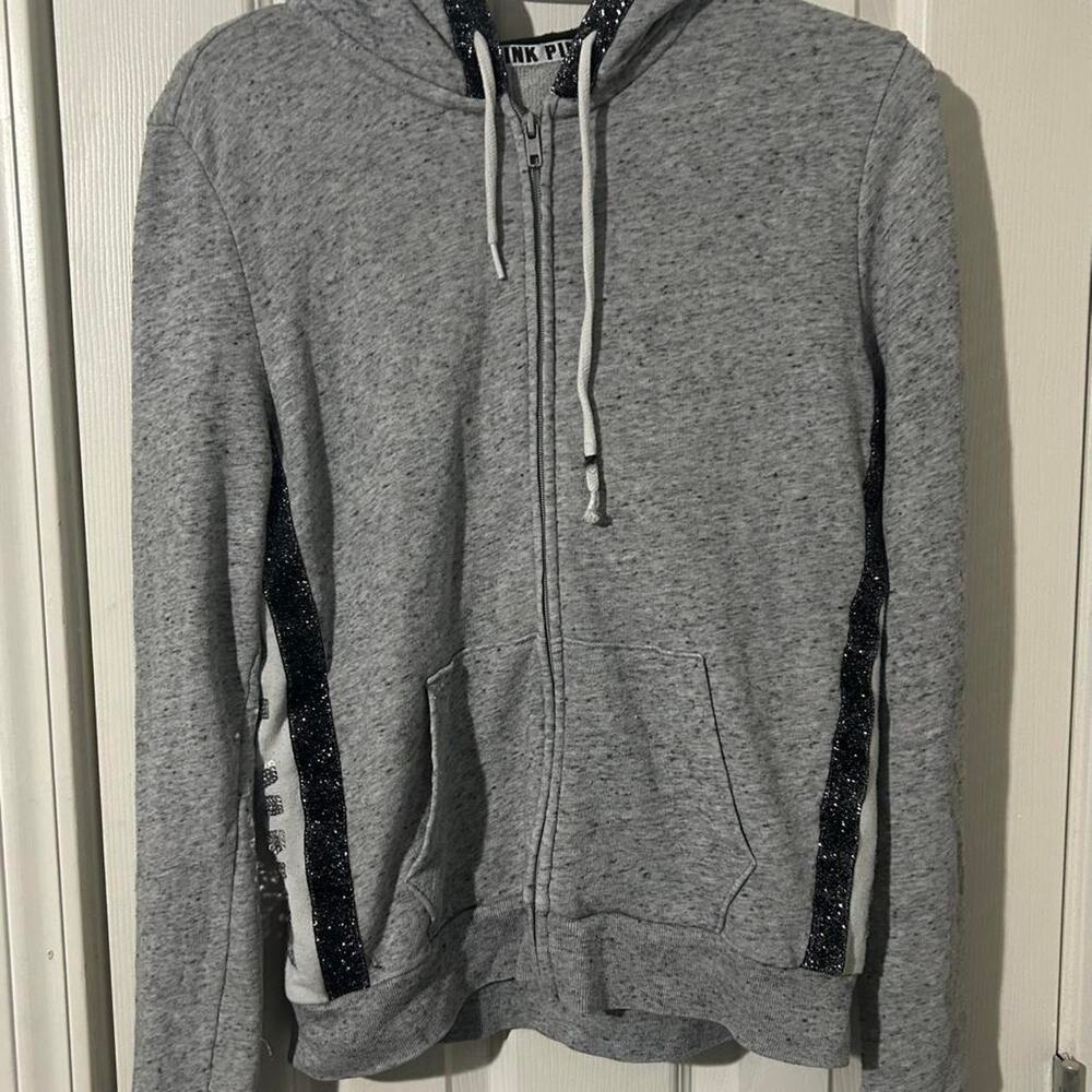 Victorias secret pink zip up hoodie